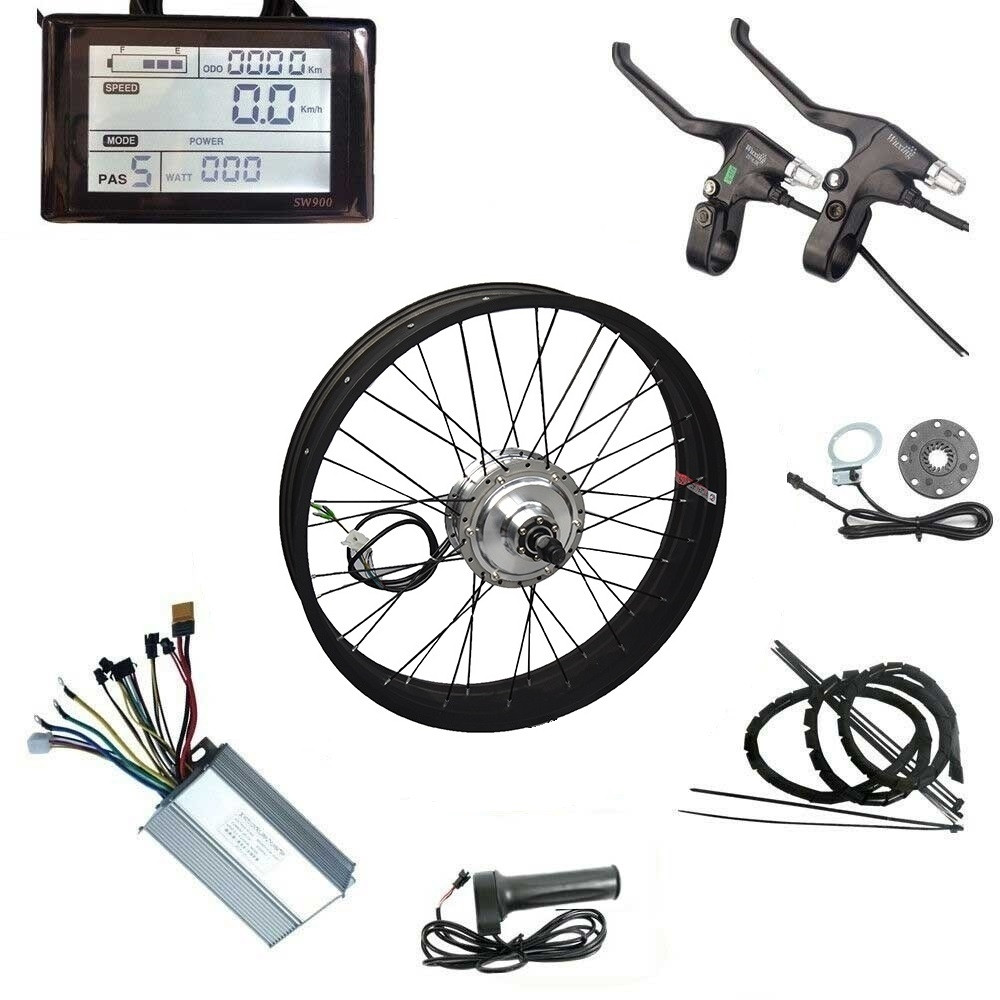 KIT-TRASERO-36/48V-500W-26''-FAT-ENGRANADO. + INCLUYE BATERIA. 48V10AH