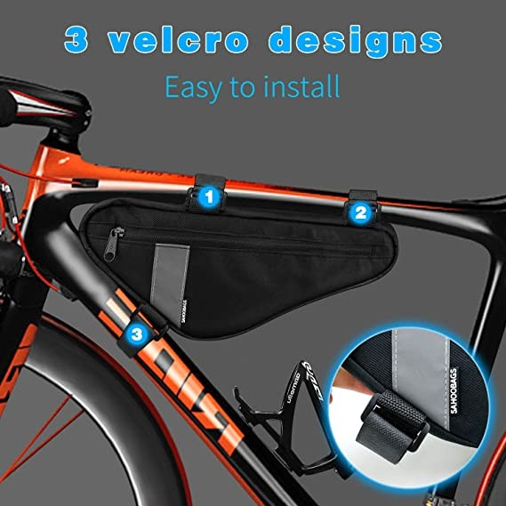 Bolsa de bicicleta (triangular) 1.5 litros impermeable Sahoobags 600D