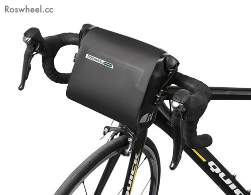 Bolsa de bicicleta frontal 2.5-3 litros 100% impermeable Roswheel Dry Series PVC
