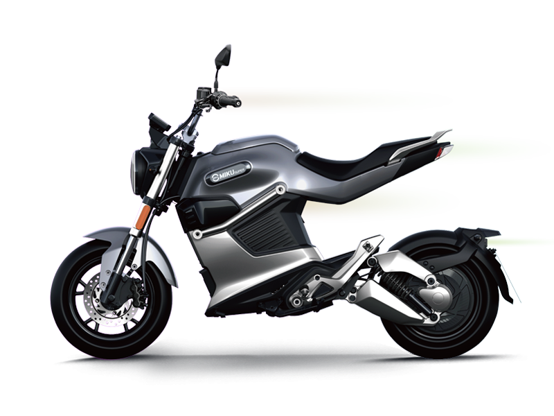 SUNRA Miku Super 3000W/40AH 125E (Doble Batería) PLATEADO NEGRO