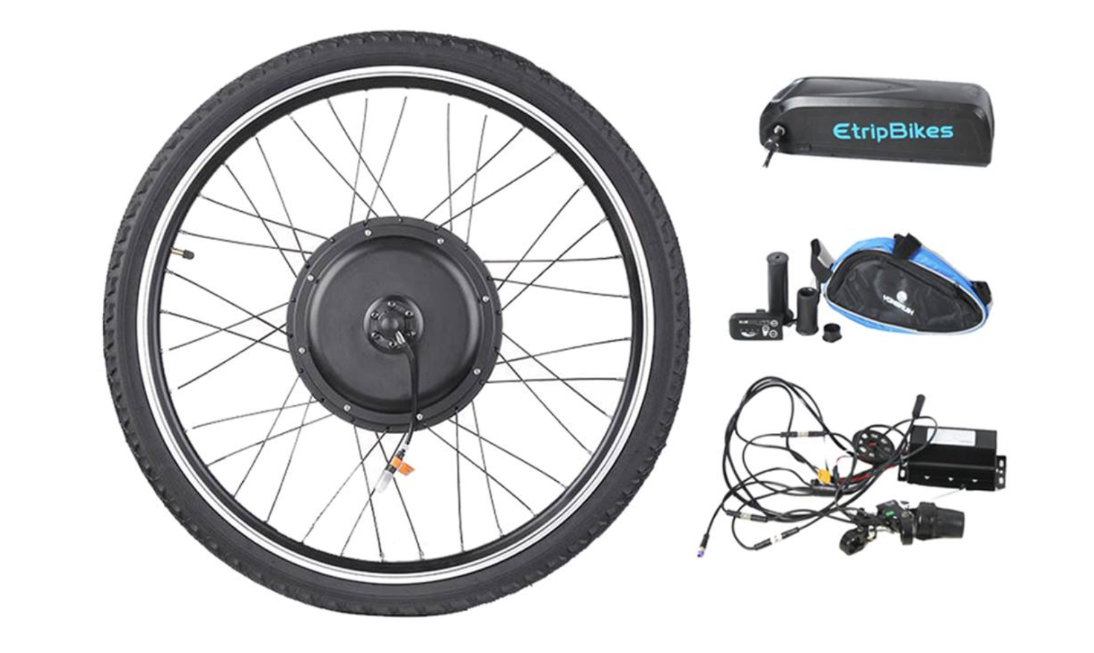 KIT TRASERO 750W 48V CON BATERÍA 48V 13AH