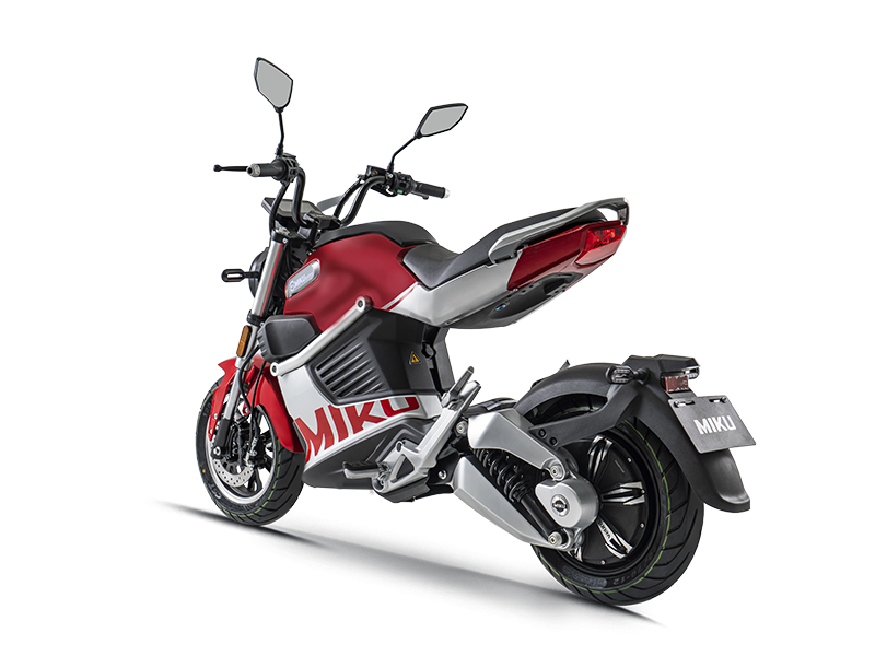 SUNRA Miku Super 3000W/40AH 125E (Doble Batería) ROJA