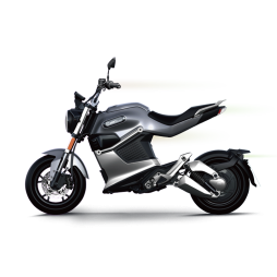 SUNRA Miku Super 3000W/40AH 125E (Doble Batería) PLATEADO NEGRO