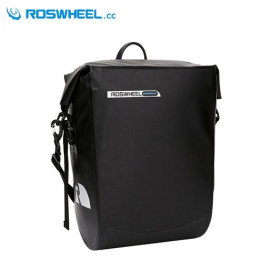 Bolsa de bicicleta alforja lateral 20 litros 100% impermeable Roswheel Dry Series PVC